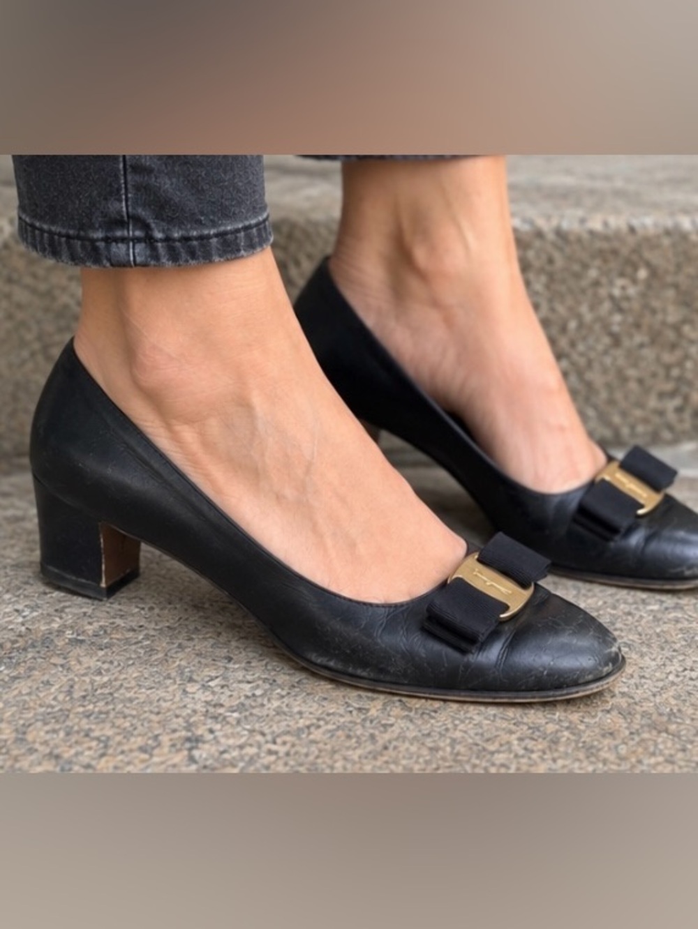 FERRAGAMO short heeled loafers - Picture 5 of 12
